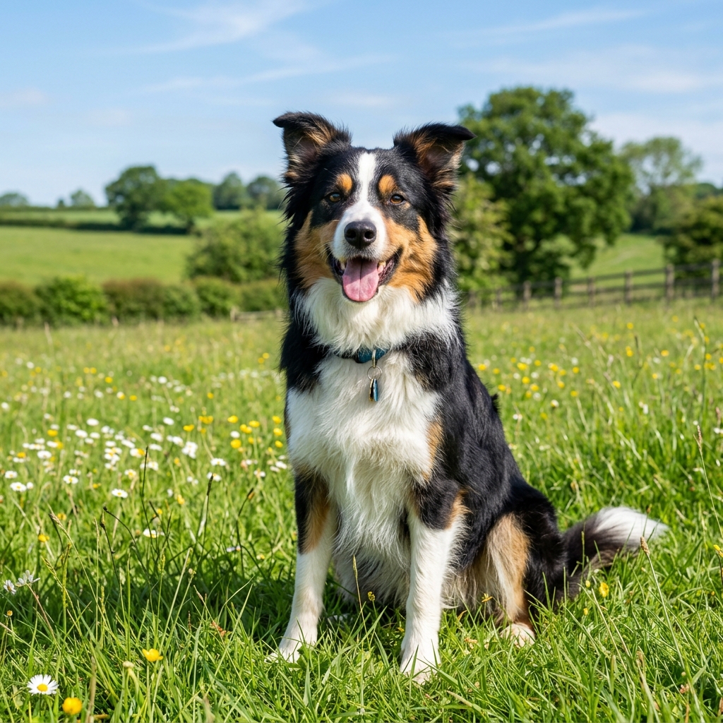 三色邊境牧羊犬
