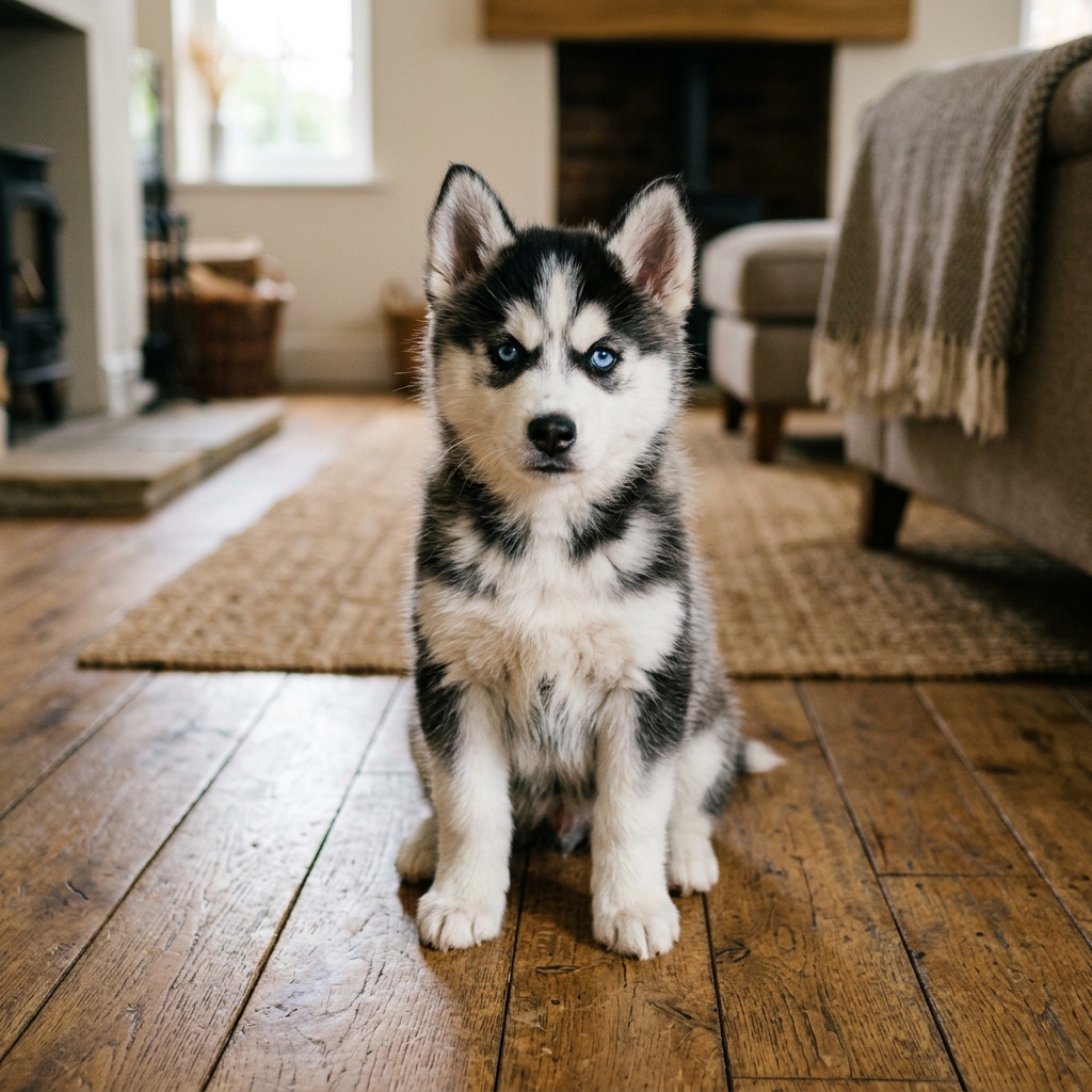 純白哈士奇 Siberian Husky White